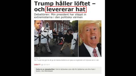 Aftonbladet sprider fake news om Donald Trump
