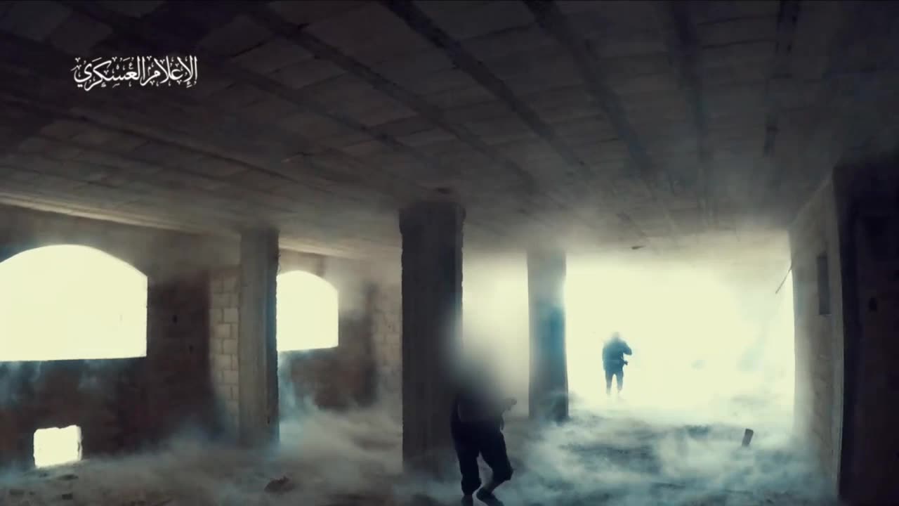 Palestinian Fighters In Action