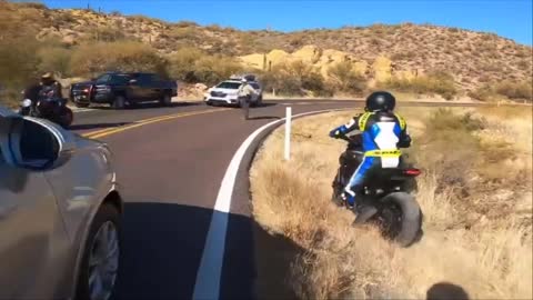 Motorcycle Close Call