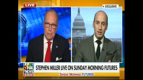 Sunday Morning Futures 2021-12-26 Larry Kudlow For Maria Bartiromo with Stephen Miller