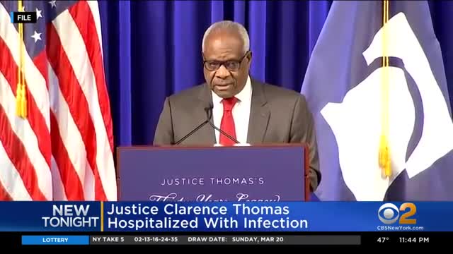 Justice Clarence Thomas hospitalized