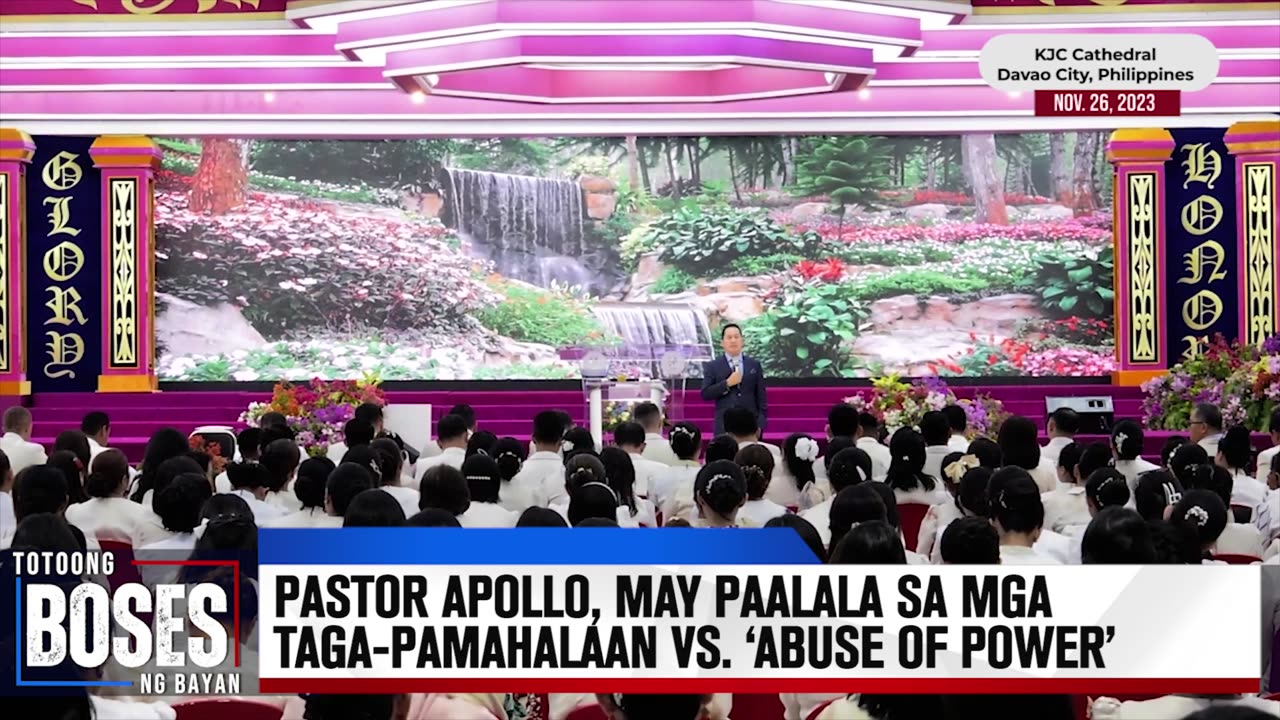 PASTOR APOLLO, MAY PAALALA SA MGA TAGA-PAMAHALAAN VS. ‘ABUSE OF POWER’