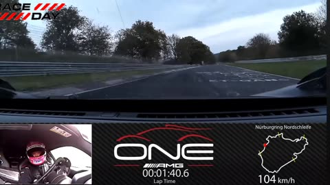 Amg one Nurbergring onboard