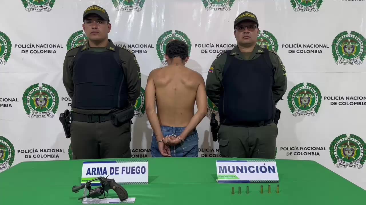 Captura de sujeto por disparar contra un jardín infantil
