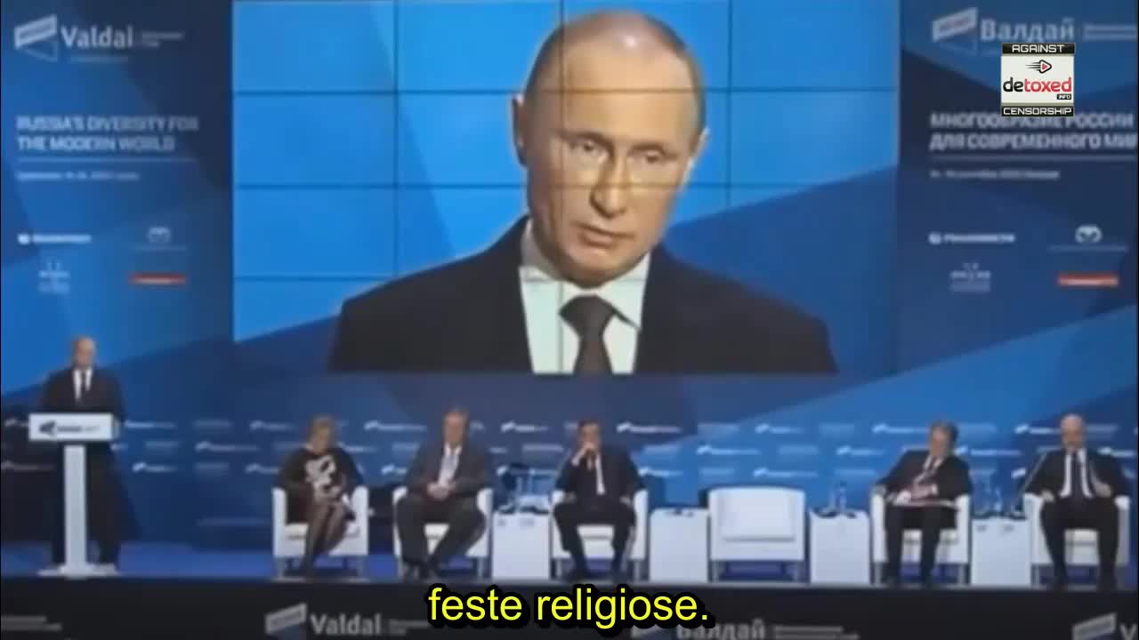 PUTIN sul degrado dei valori della società occidentale e lo sdoganamento della pedofilia (2016)