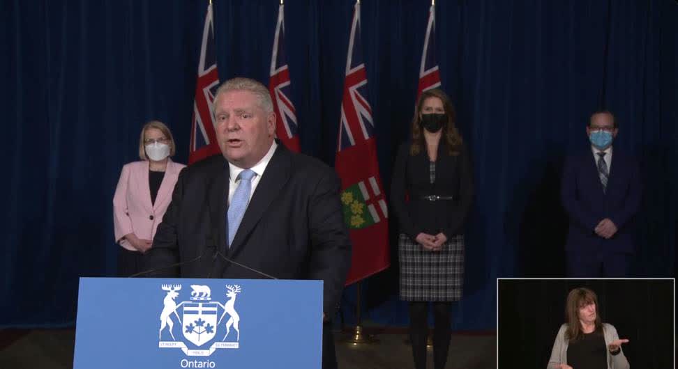 Ontario Premier Announces State of Emergency, Path to Remove Vaccine Passports