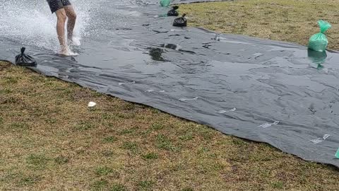 Excavator Slip-N-Slide in Australia