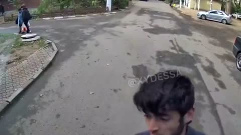 Guy walks into truck