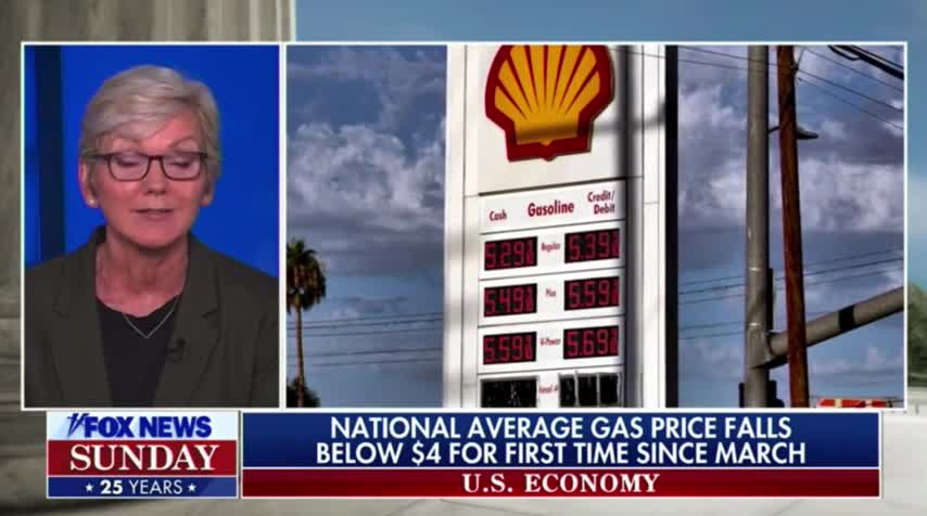 Sec. Granholm claims that Biden "has moved in dramatic ways to increase supply" of oil!!