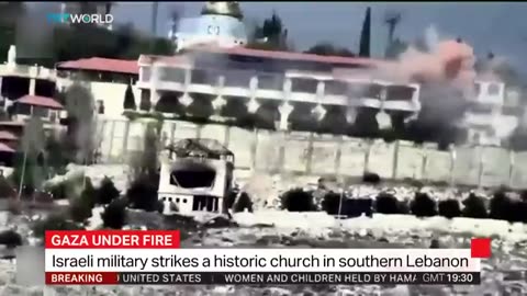 Israel now bombs Christian Churches.