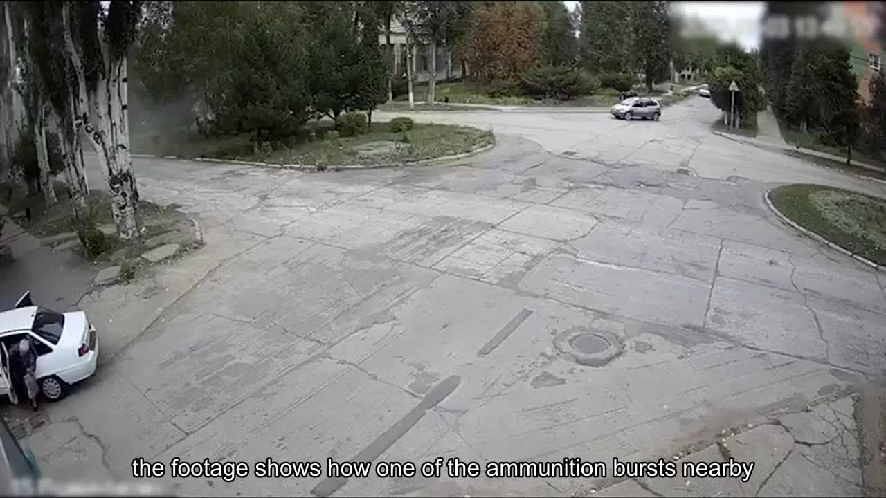 Shelling of Zelenodolsk, Dnipropetrovsk region. It was yesterday. They shot from "Hurricanes". A