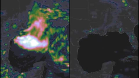 GPM IMERG Animation Rainfall from Barry