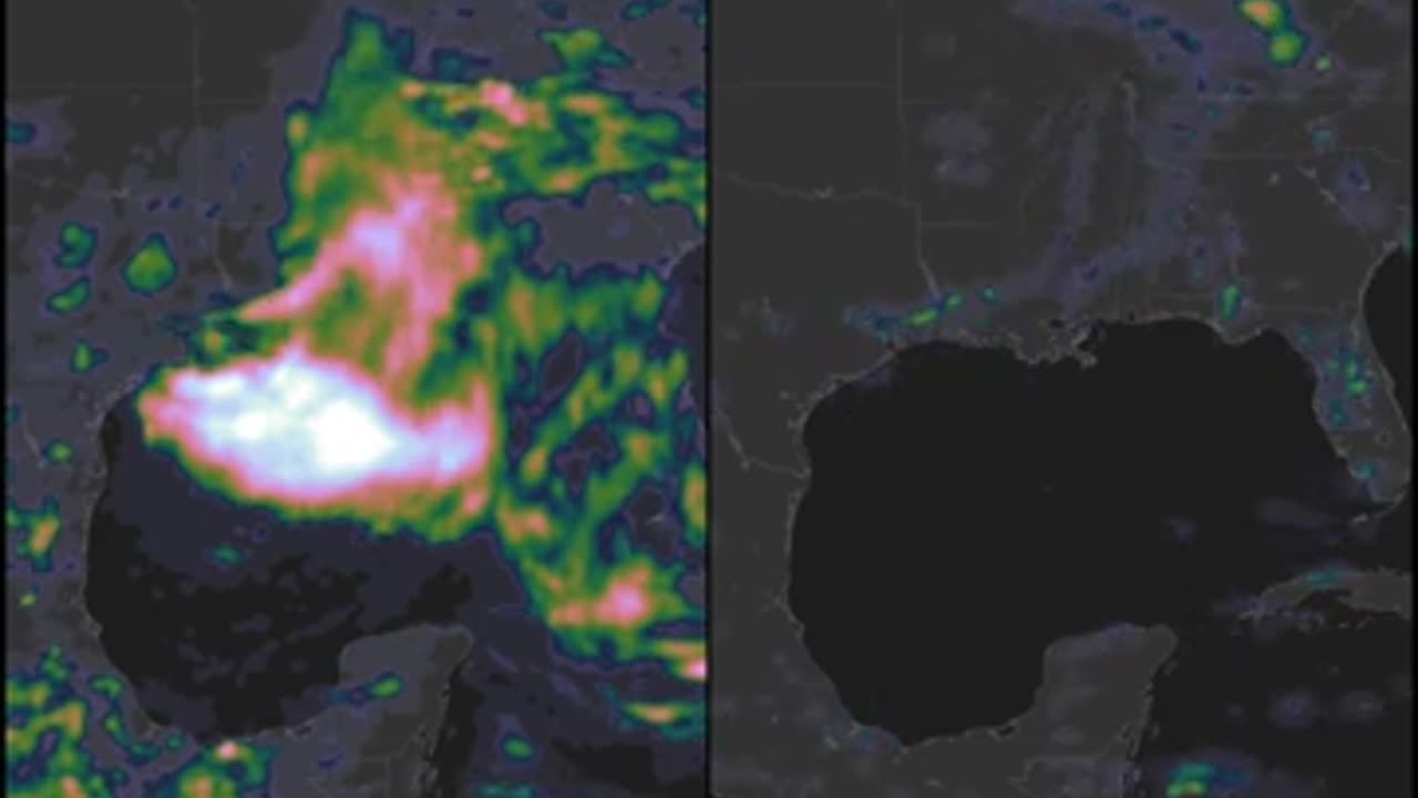 GPM IMERG Animation Rainfall from Barry