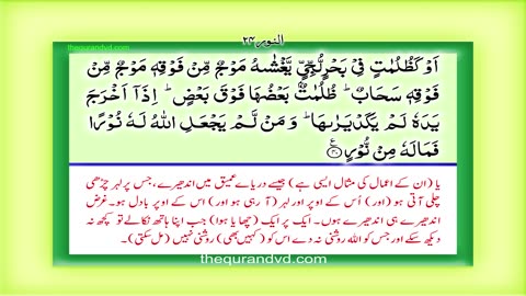 Holy Quran - Para 18 Juz 18 - Qad aflaha HD Quran Urdu Hindi Translation