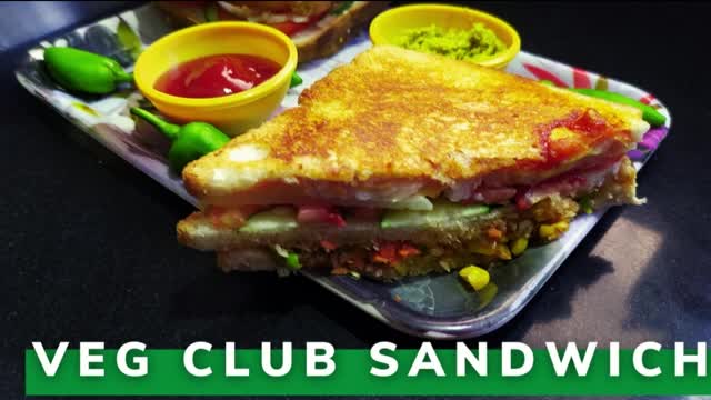 Veg Club Sandwich