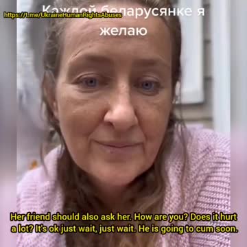 Ukrainian Ultranationalist granny wishes for Belarusian women to be raped