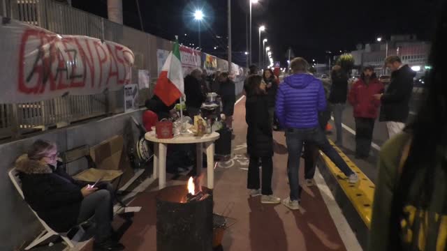 COVID GRENPAS 21 OTT 2021 RADUNO CONTRO GOVERNO 2021