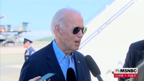Biden: I Am Not Worried About China/Taiwan Situation