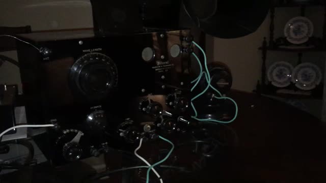 1920s Antique Federal Radio working!