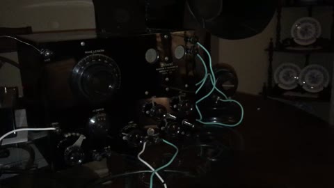 1920s Antique Federal Radio working!