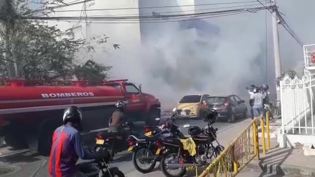 Incendio por quema de basuras