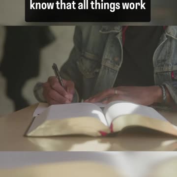ALL THINGS Work Together for Good🙌👏