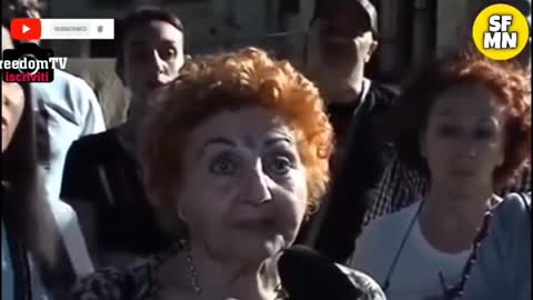 Stiamo vivendo un grande inganno, le parole di una signora che ha vissuto l'olocausto.