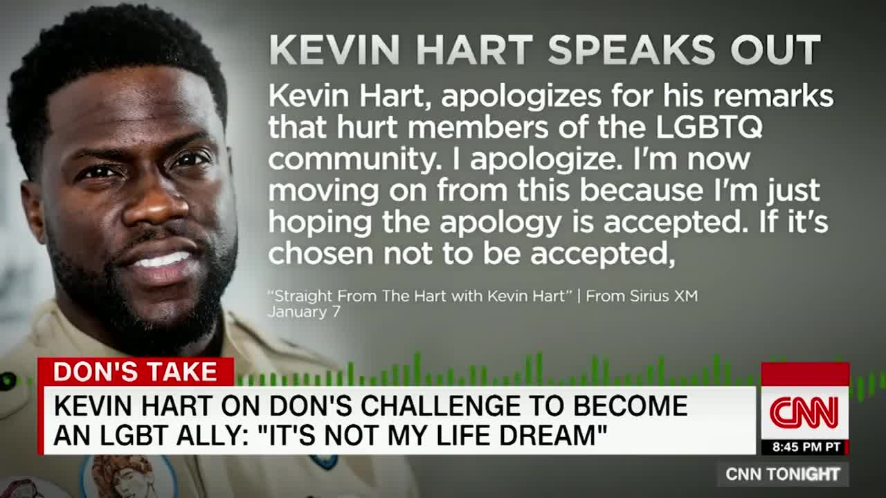 Don Lemon responding to Kevin Hart part 2 CORRECT