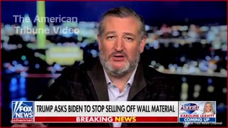 Ted Cruz Makes Big Threat as Biden Admin Auctions Off Border Wall Materials [WATCH]