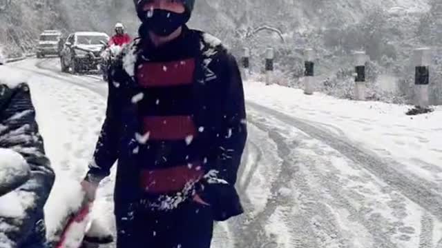 Snowy place