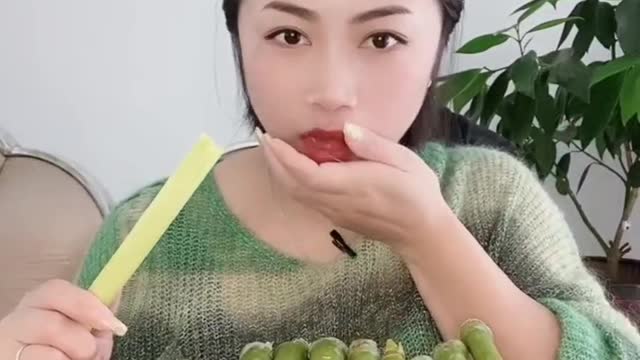 Food asmr bamboo mukbang