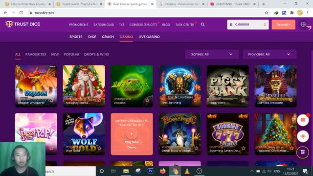 TRUST DICE New Gambling website easy to profit