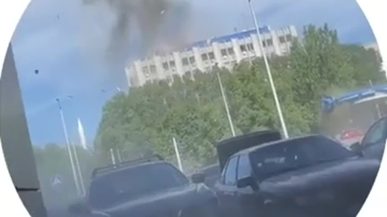 Explosion in Dnieper from intercepted Russian missile [03.07.2024]