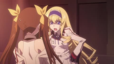 Infinite Stratos - jealous harem moment