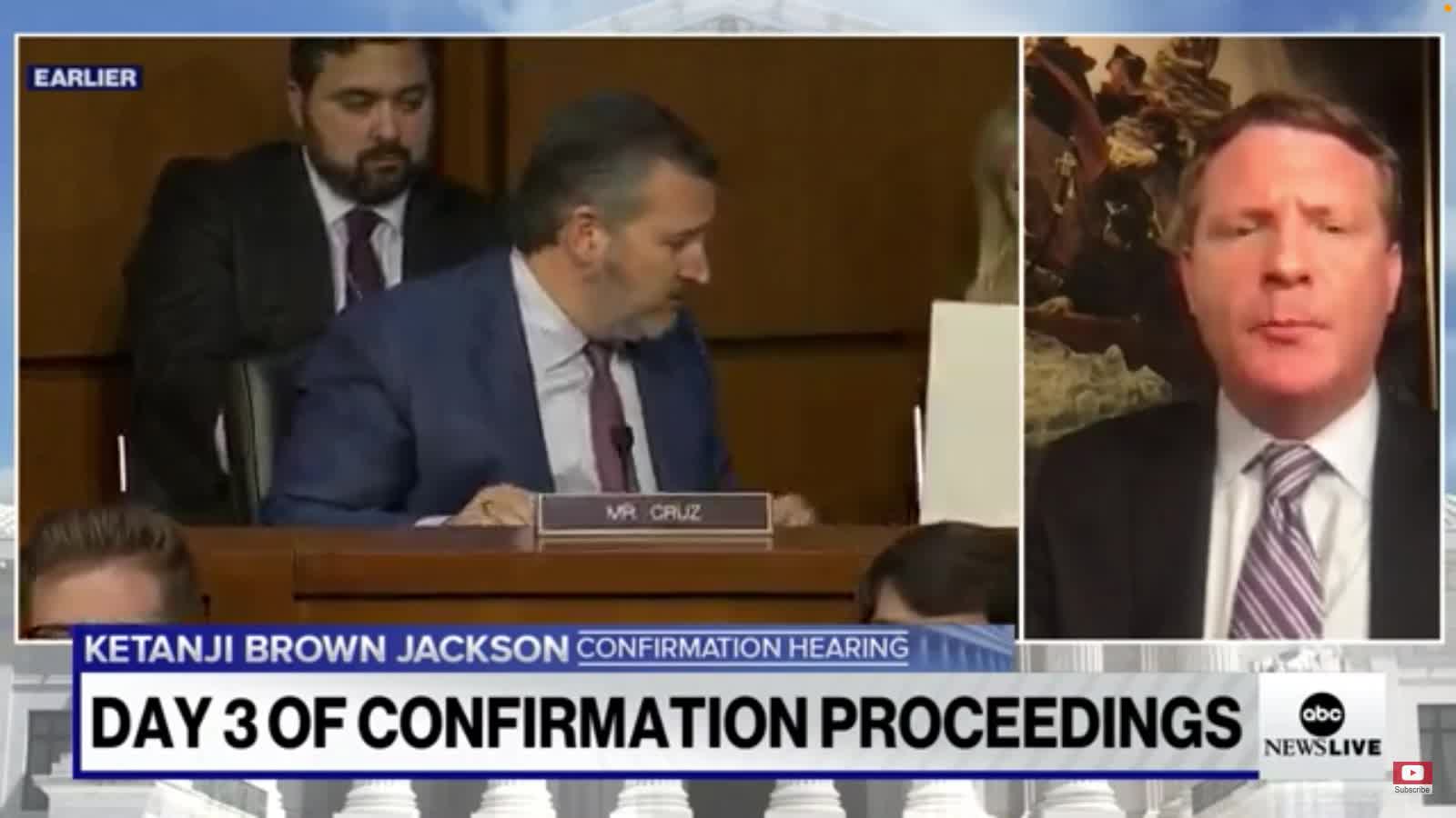 "Ted Cruz did not go too far" - Mike Davis to ABC News Live on the Ketanji Brown Jackson Hearing