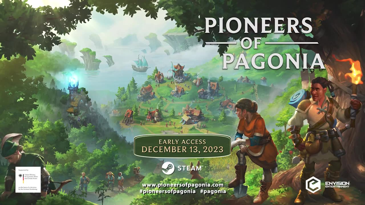 Pioneers of Pagonia - Official Early Access Launch Trailer