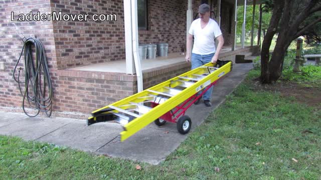 Ladder Mover™ Step Ladder Flat Carry