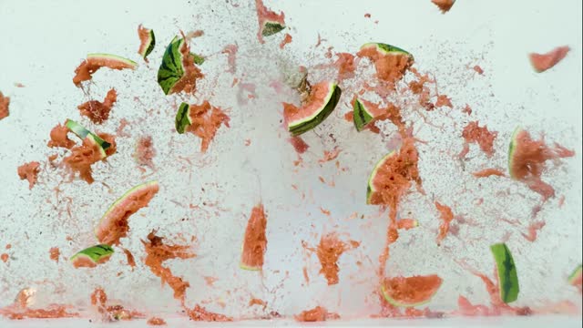 Video of a watermelon popping