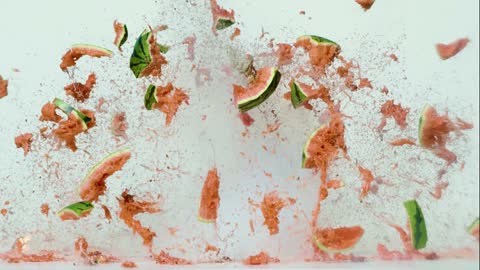 Video of a watermelon popping