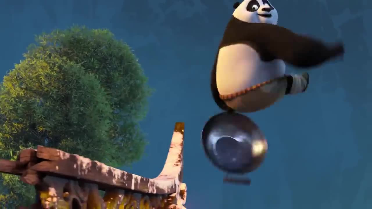 Double Dad Defence | Kung Fu Panda 3 (2016) | Family Flicks