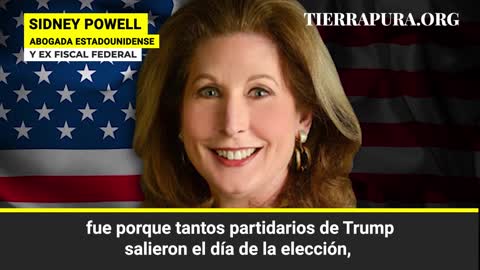 Se llevó a cabo la "operación criminal más espantosa" de EE. UU. dice Sidney Powell