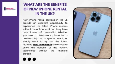 What are the Benefits of New iPhone Rental in the UK?