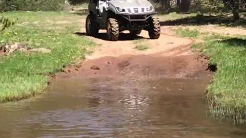 Water crossing on a ride by Mount Elizabeth