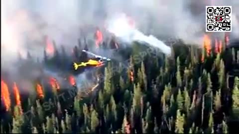 Incendi artificiali funzionali all'emergenza climatica perpetua.