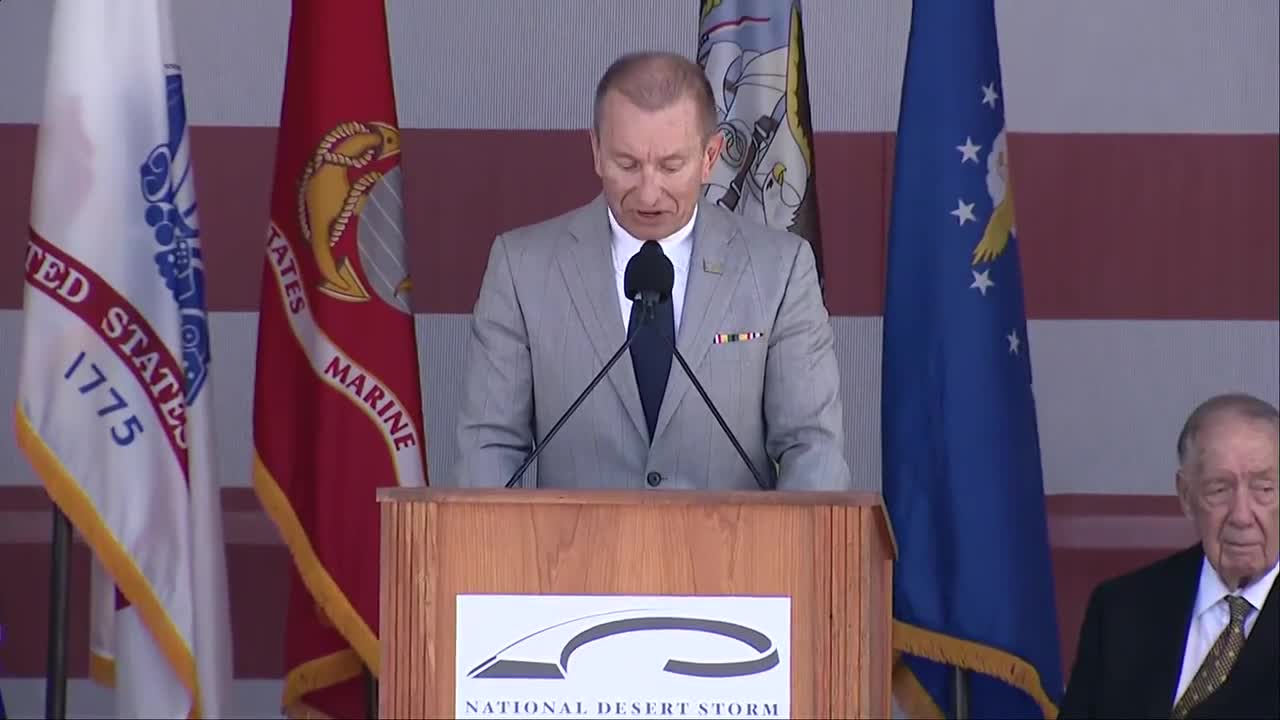 Operation Desert Storm and Desert Shield memorial groundbreaking at the National Mall