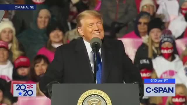 Trump talks about the Tucker Bobulinski interview.