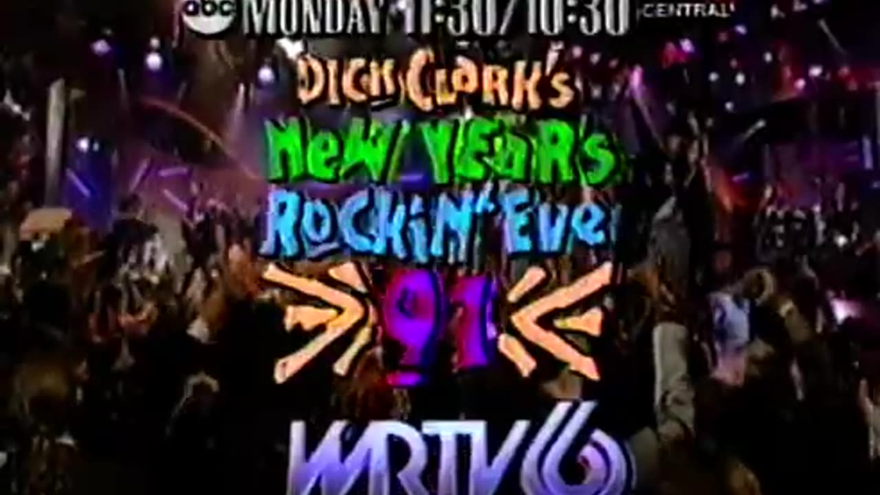 December 26, 1990 - Promo for 'Dick Clark's Rockin' New Year's Eve'