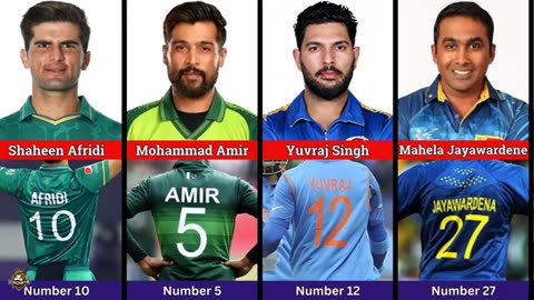 jersay Number of famous cricketer
