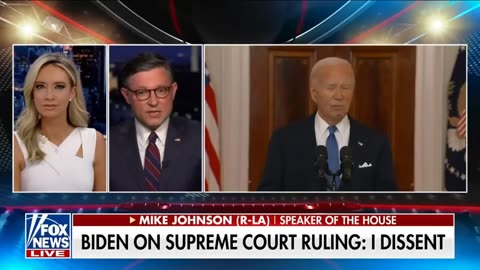 Biden is ready to turn on our system of justice: Mike Johnson