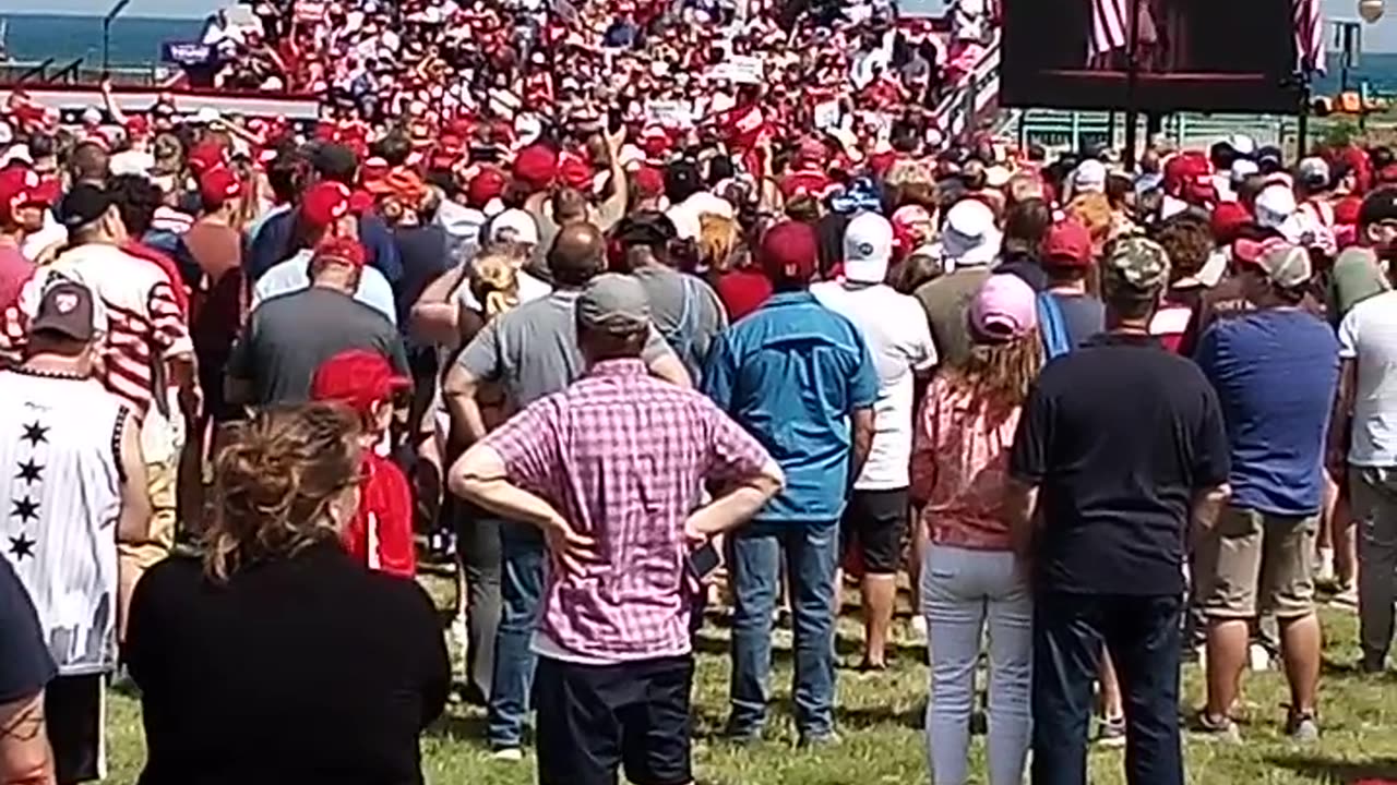 TRUMP RALLY RACINE 6/18/24 VIDEO 16 #Trump24